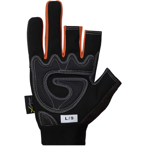 Clutch Gear&reg; Open-Finger Framers Gloves, Synthetic Palm, Size Small Chandler Sales