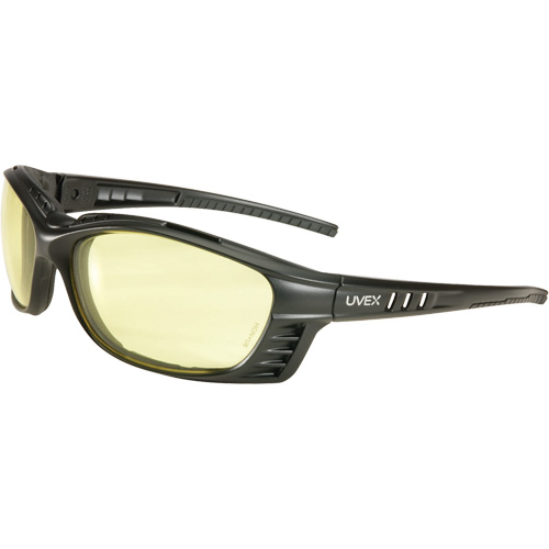 Uvex&reg; Livewire Safety Glasses with HydroShield Lenses, Amber Lens, Anti-Fog, ANSI Z87+/Meets/Exceeds CSA Z94.3 Chandler Sales