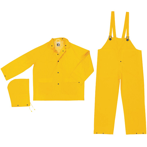 Classic Series Rain Suit, Polyester/PVC, 6X-Large, Yellow Chandler Sales