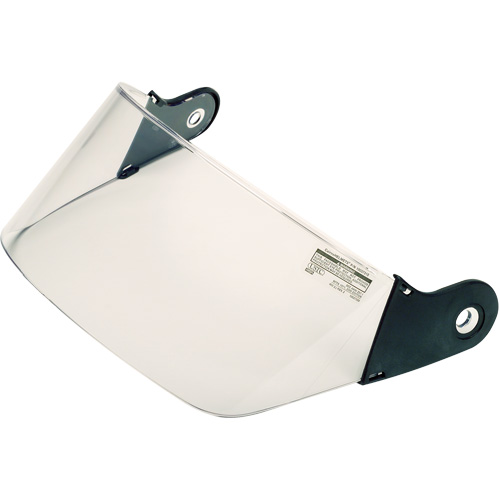 Visi&egrave;re de protection pour casques d'incendie et de sauvetage, Polycarbonate, Teinte Transparent Chandler Sales