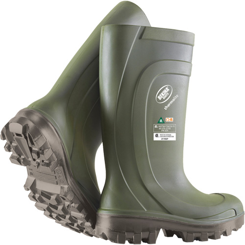Thermolite Insulated Safety Boots, Polyurethane, Composite Toe, Size 6, Puncture Resistant Sole Chandler Sales
