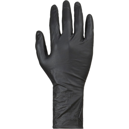 Gants jetables KeepKleen, Petit, Nitrile, 8 mils, Sans poudre, Noir Chandler Sales