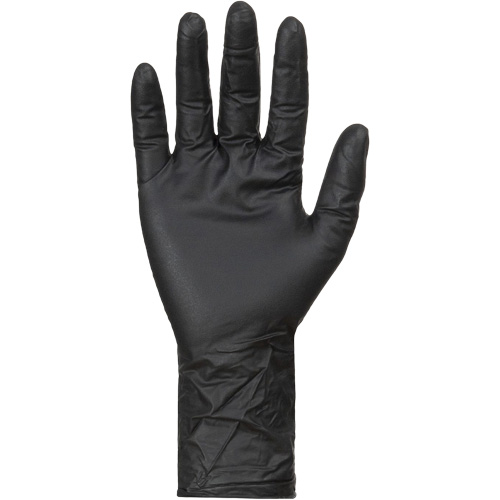 Gants jetables KeepKleen, Petit, Nitrile, 8 mils, Sans poudre, Noir Chandler Sales