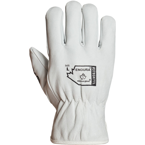 Endura&reg; Winter-Lined Driver Gloves, X-Large, Grain Goatskin Palm, Thinsulate Inner Lining Chandler Sales