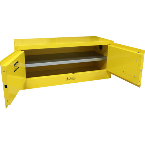 Flammable Storage Cabinet, 12 gal., 2 Door, 43" W x 18" H x 18" D Chandler Sales