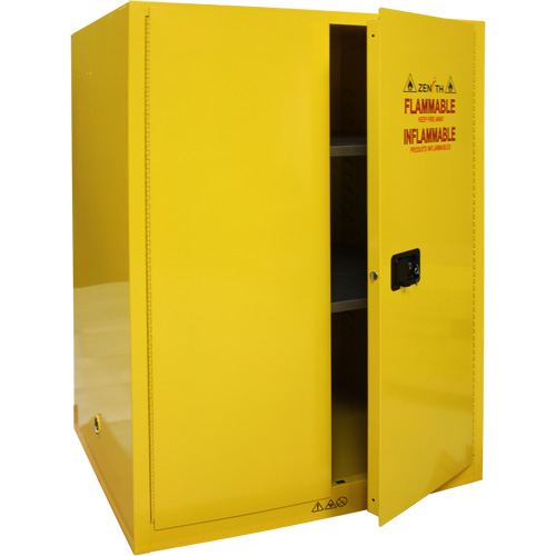 Armoire pour produits inflammables, 90 gal., 2 Porte(s), 43" La x 66" h x 34" p Chandler Sales