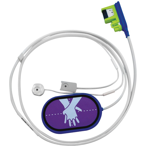 Fils coupl&eacute;s d'&eacute;l&eacute;ctrodes de formation RCR Uni-Padz, Zoll AED 3 Pour, Non m&eacute;dical Chandler Sales