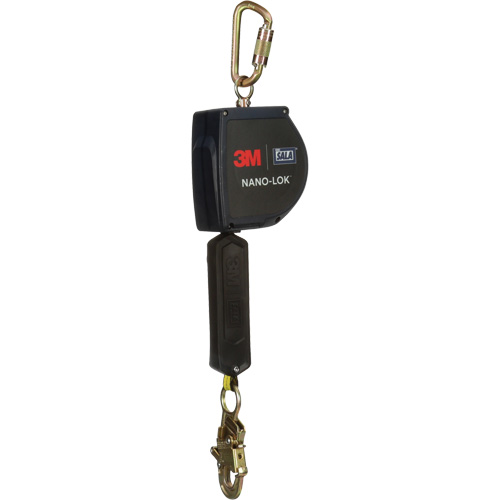 Nano-Lok Extended Length Self Retracting Lifeline, 20', Dyneema&reg;, Swivel Chandler Sales
