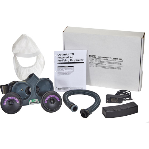 Trousse d'intervention d'APR &agrave; &eacute;puration d'air motoris&eacute; OptimAir TL, Capuchon & visi&egrave;re, Pile Lithium-ion Chandler Sales