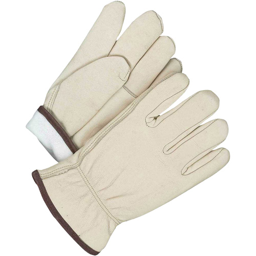 Gants de conducteur isol&eacute;s traditionnels, 13, Paume en Cuir fleur de vache, Thinsulate Chandler Sales