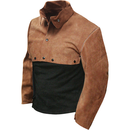 Standard Grade Leather Cape Sleeve, Medium, Brown Chandler Sales
