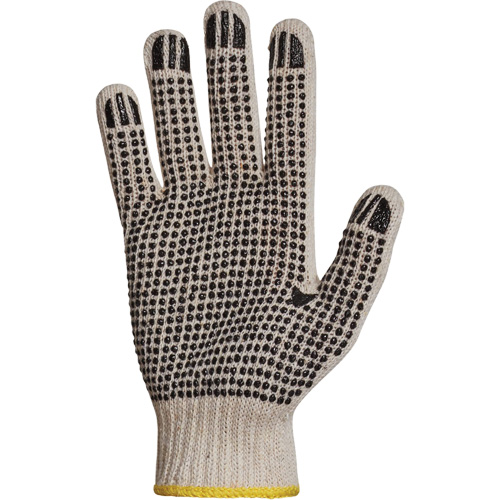 Sure Grip&reg; PVC Dotted String Knit Glove, Poly/Cotton, Single Sided, 7 Gauge, X-Small Chandler Sales