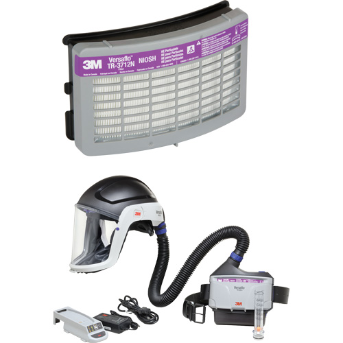 Versaflo Heavy Industry PAPR Kit, Hard Hat & Faceshield, Lithium-Ion Battery Chandler Sales