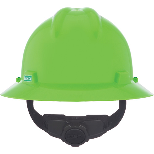 Casque de s&eacute;curit&eacute; &agrave; fente et bordure compl&egrave;te V-Gard, R&eacute;pond aux normes CSA type 1, Suspension Rochet, Non ventil&eacute; Chandler Sales