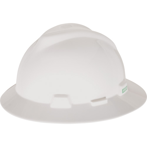 Casque de s&eacute;curit&eacute; &agrave; fente et bordure compl&egrave;te V-Gard, Suspension &agrave; douille, Non ventil&eacute; Chandler Sales