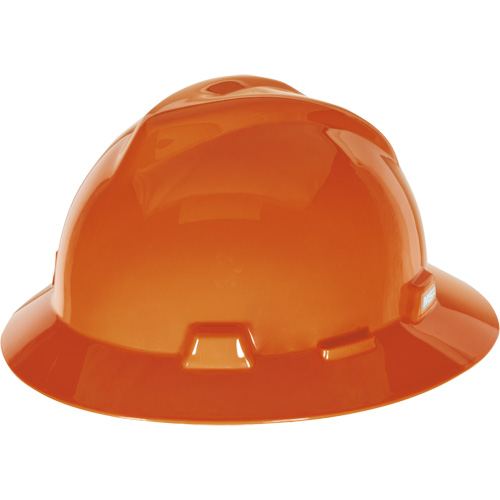 Casque de s&eacute;curit&eacute; &agrave; fente et bordure compl&egrave;te V-Gard, R&eacute;pond aux normes CSA type 1, Suspension Glissement rapide, Non ventil&eacute; Chandler Sales