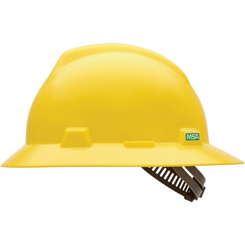 Casque de s&eacute;curit&eacute; &agrave; fente et bordure compl&egrave;te V-Gard, Suspension &agrave; douille, Non ventil&eacute; Chandler Sales
