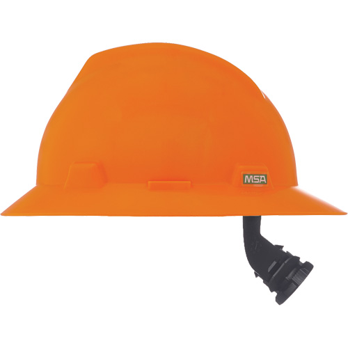 V-Gard&reg; Slotted Full-Brim Hardhat, Meets CSA Type 1, Ratchet Suspension, Non-Vented Chandler Sales