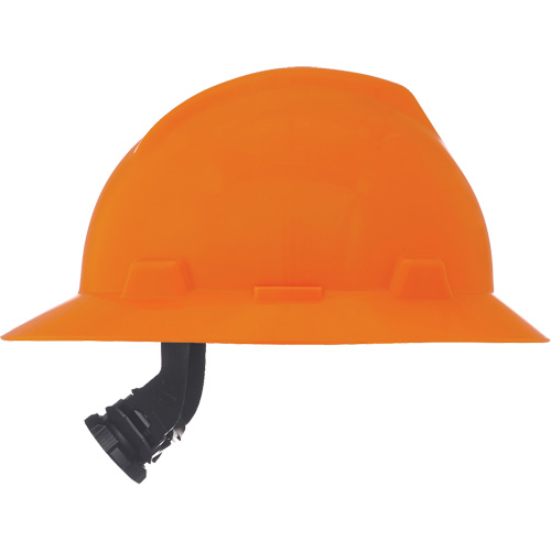 V-Gard&reg; Slotted Full-Brim Hardhat, Meets CSA Type 1, Ratchet Suspension, Non-Vented Chandler Sales