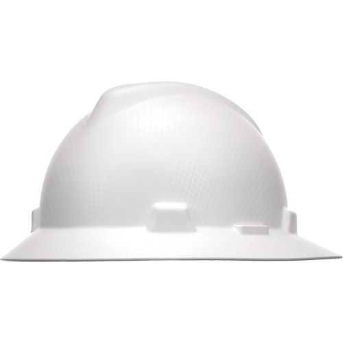 Casque de s&eacute;curit&eacute; &agrave; bordure compl&egrave;te Hydro Dip V-Gard, R&eacute;pond aux normes CSA type 1, Suspension Rochet, Non ventil&eacute; Chandler Sales
