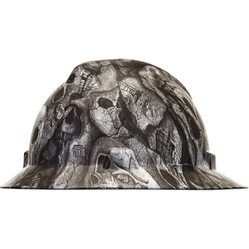 Casque de s&eacute;curit&eacute; &agrave; bordure compl&egrave;te Hydro Dip V-Gard, R&eacute;pond aux normes CSA type 1, Suspension Rochet, Non ventil&eacute; Chandler Sales