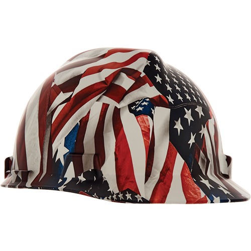 Casque de s&eacute;curit&eacute; Hydro Dip V-Gard, R&eacute;pond aux normes CSA type 1, Suspension Rochet, Non ventil&eacute; Chandler Sales