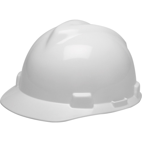 Casque de s&eacute;curit&eacute; avec rainures GREEN V-Gard, R&eacute;pond aux normes CSA type 1, Suspension Rochet Chandler Sales