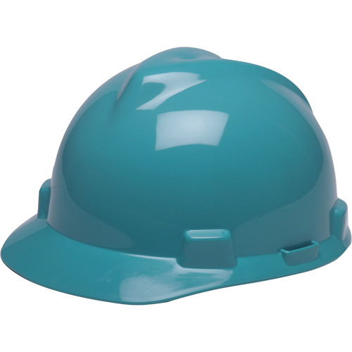 Casque de s&eacute;curit&eacute; avec rainures GREEN V-Gard, R&eacute;pond aux normes CSA type 1, Suspension Rochet Chandler Sales