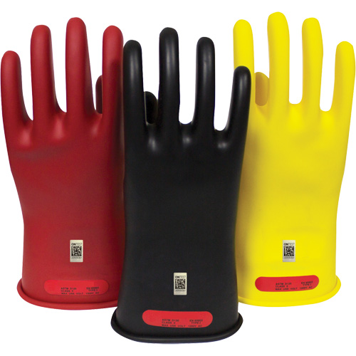 Gants en caoutchouc pour travaux &eacute;lectriques Arcguard, Taille 8, 10" lo Chandler Sales