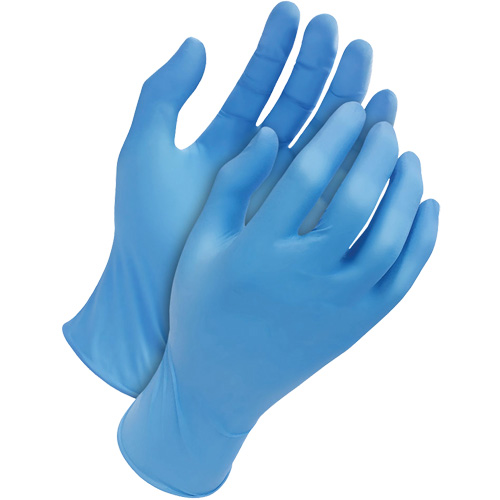 Classic Disposable Gloves, Medium, Nitrile, 4-mil, Powder-Free, Blue Chandler Sales