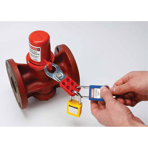 Housse de s&eacute;curit&eacute; pour fontaine et dispositif de cadenassage pour robinet &agrave; tournant, Ensemble Vanne/Robinet &agrave; eau Chandler Sales