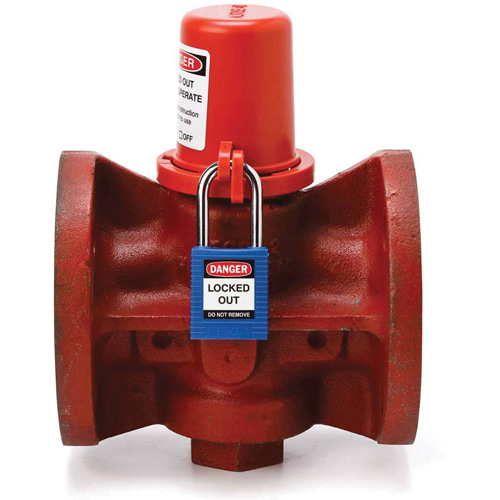 Housse de s&eacute;curit&eacute; pour fontaine et dispositif de cadenassage pour robinet &agrave; tournant, Ensemble Vanne/Robinet &agrave; eau Chandler Sales