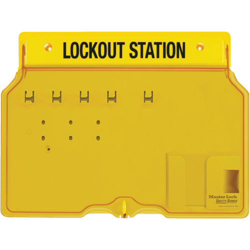 Trilingual Covered Lock Station, None Padlocks, 4 Padlock Capacity, Padlocks Not Included Chandler Sales