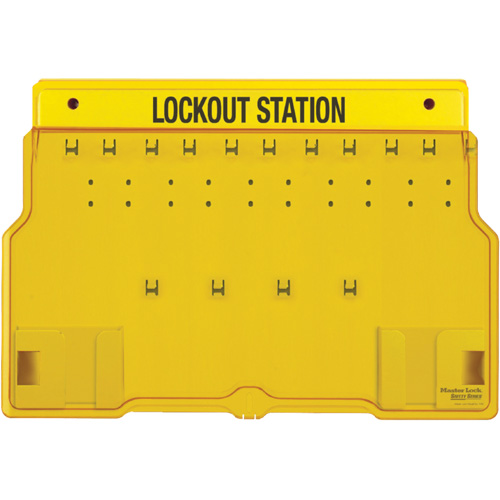 Trilingual Covered Lock Station, None Padlocks, 10 Padlock Capacity, Padlocks Not Included Chandler Sales