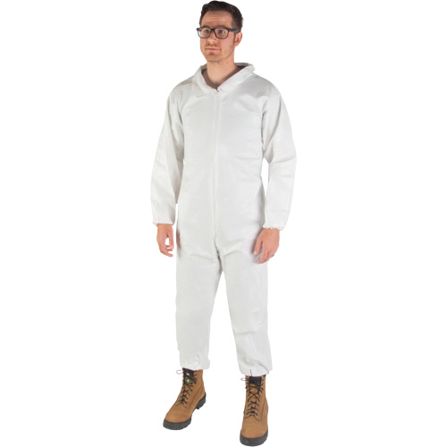 Premium Coveralls, Large, White, Microporous Chandler Sales