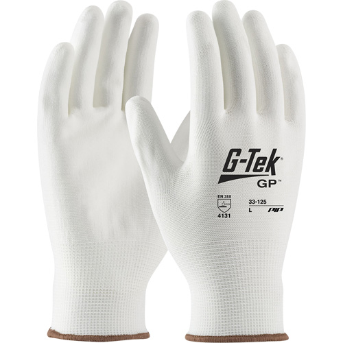G-Tek&reg; GP Coated Gloves, Small, Polyurethane Coating, 13 Gauge, Nylon Shell Chandler Sales