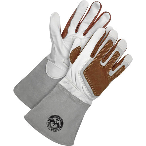 Gander Brand TIG Welder's Gloves with Heat Patch, Grain Goatskin, Size Small Chandler Sales