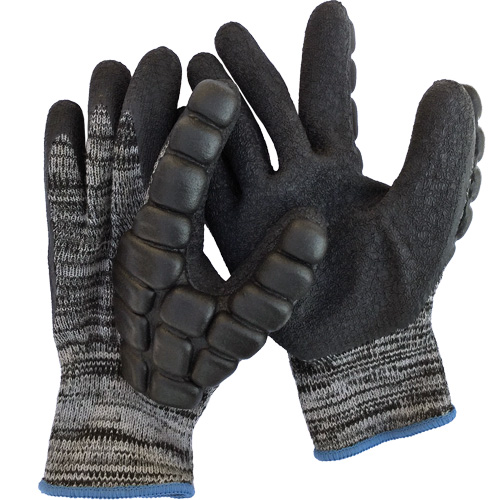 Gants antichocs enduits pour le martelage, 8/Moyen, Paume en Synth&eacute;tique, Poignet &eacute;lastique Chandler Sales
