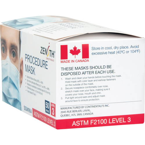 Disposable Procedure Face Masks, ASTM F2100 Level 3, Class 1 Chandler Sales