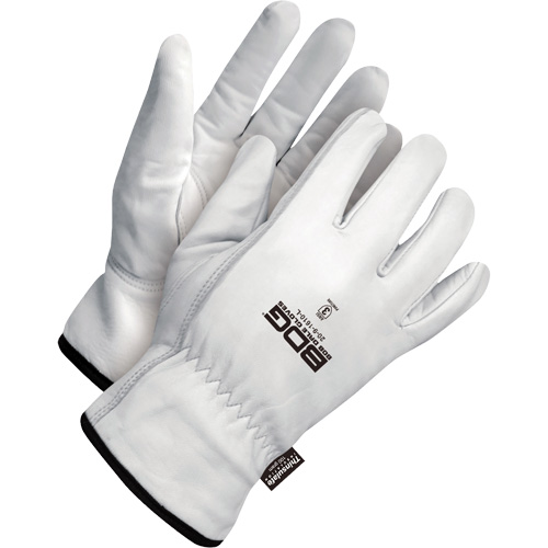 Gants de conducteur classiques r&eacute;sistant &agrave; la perforation, Grand, Paume en Cuir fleur de ch&egrave;vre, Thinsulate Chandler Sales