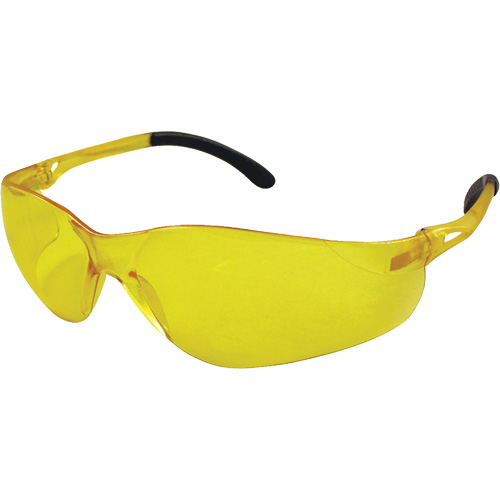 Lunettes de s&eacute;curit&eacute; Sen-Tec, Lentille Ambr&eacute;e, Anti-&eacute;gratignures, R&eacute;pond ou surpasse la norme CSA Z94.3 Chandler Sales
