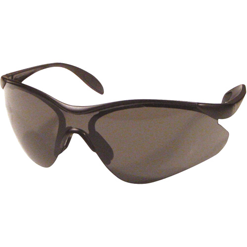 Lunettes de s&eacute;curit&eacute; Miranda, Lentille Gris, Anti-&eacute;gratignures, R&eacute;pond ou surpasse la norme CSA Z94.3 Chandler Sales