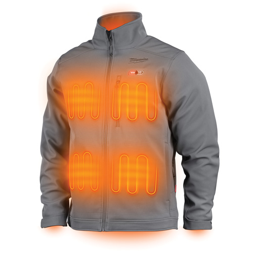 Veste chauffante M12 Toughshell, Hommes, 2T-Grand, Gris Chandler Sales
