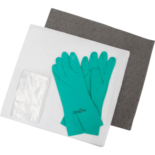 Trousse d'&eacute;quipement de lutte contre les d&eacute;versements, Huile seulement/Universel, Sac, Absorbance de 5 gal. US Chandler Sales