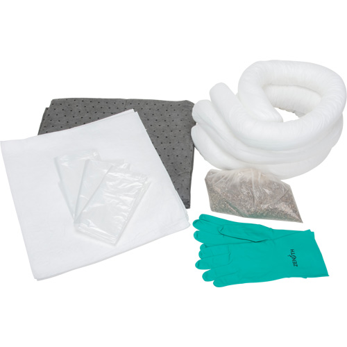 Spill Kit, Oil Only/Universal, Bag, 10 US gal. Absorbancy Chandler Sales