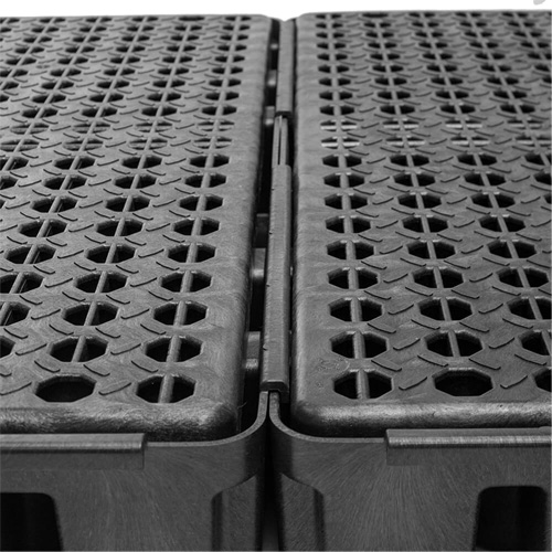 Black Diamond Low Profile Spill Pallet, 76.5 US gal. Spill Capacity, 72" x 49" x 6.5" Chandler Sales