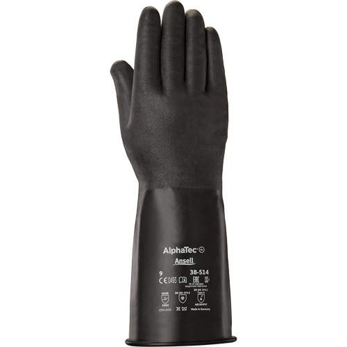 Gants AlphaTec 38-514, Taille 7, 14" lo, Caoutchouc butyle, 14 mils Chandler Sales