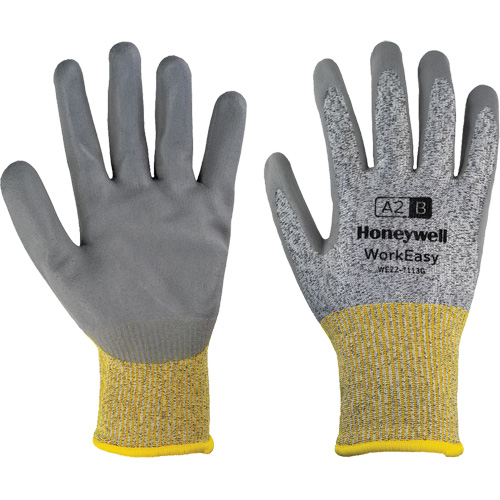 Gants de protection contre les coupures WorkEasy, Taille 6/T-petit, Calibre 13, Rev&ecirc;tement Polyur&eacute;thane, Enveloppe en PEHP/Fibre de verre, ASTM ANSI niveau A2/EN 388 niveau B Chandler Sales