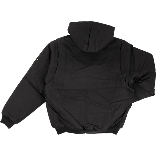 Hooded Duck Bomber Jacket, Men's, Medium (Tall), Black Chandler Sales