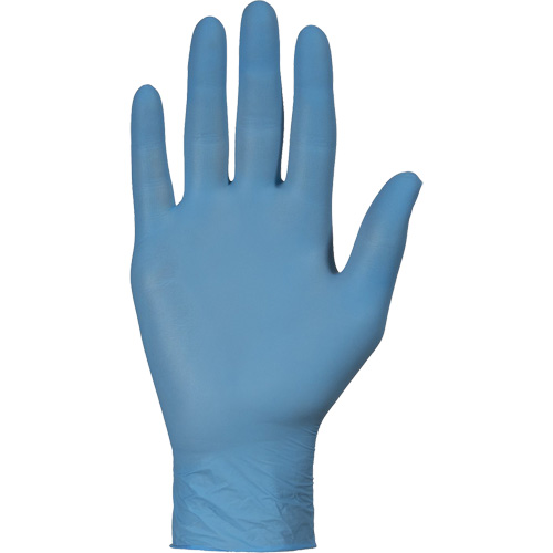 Gants jetables KeepKleen, Petit, Nitrile, 2,8 mil, Sans poudre, Bleu Chandler Sales